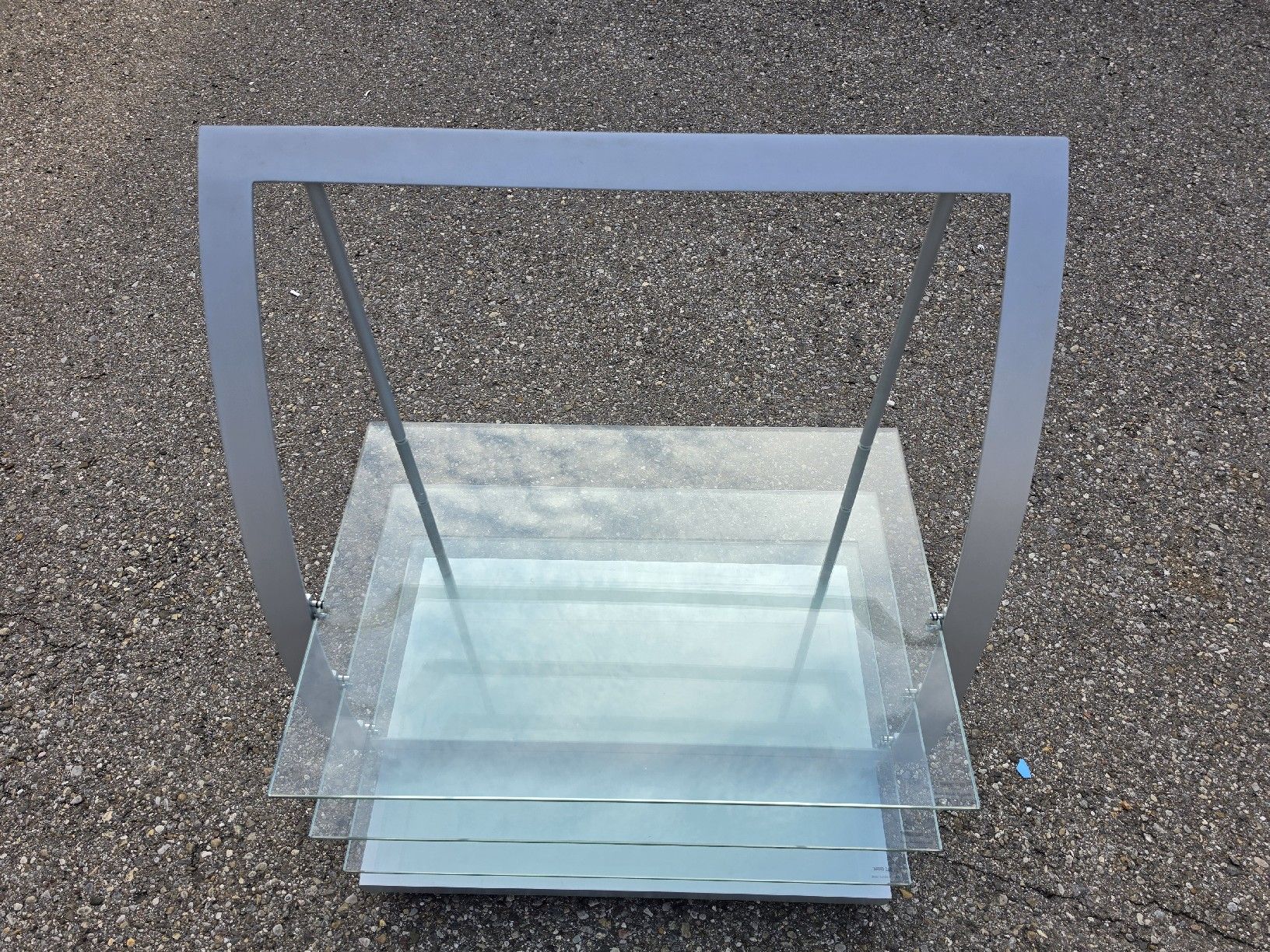 Vitrinen: Steinhoff Glasvitrine silber hellblau temperiertes Glas 4  – Gebraucht aus Mettlen von elios0888 6