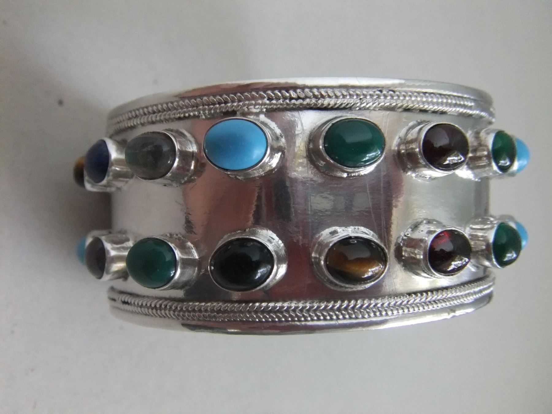 Bracciali & Braccialetti: Grosser Armreif - 800 Silber – Usato da Esslingen venduto da eintagammeer 1