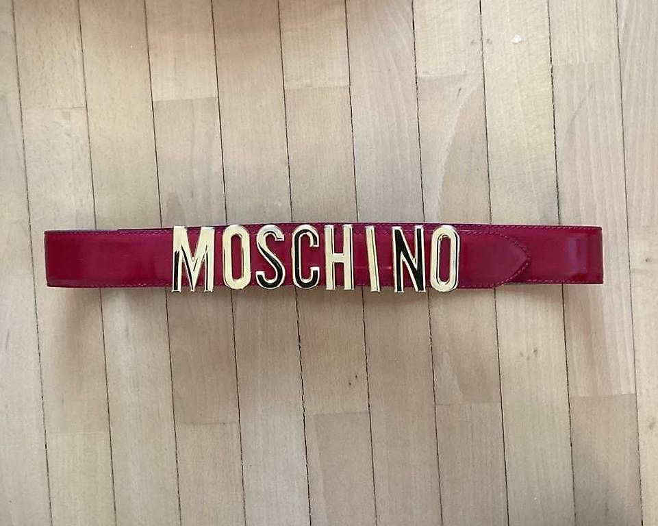 Moschino Cinture: Moschino Leder Gürtel – Usato da Rikon im Tösstal venduto da maverik08