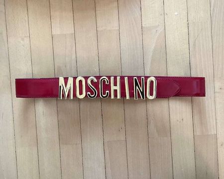Moschino Leder Gürtel