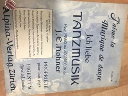 Musiknoten Klavier Accordeon