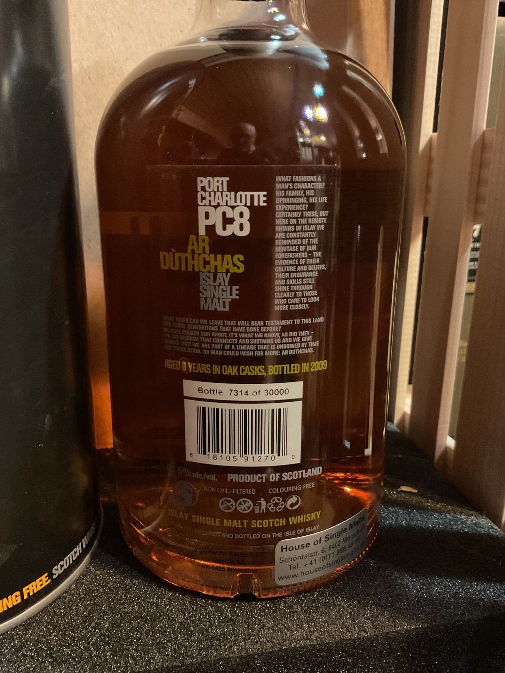 Port Charlotte Bevande alcoliche: Port Charlotte PC8 ab 1.-!!! – Nuovo e nell'imballaggio originale da Mülchi venduto da Lafite70 1