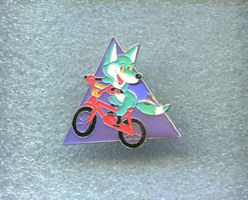 Bankverein  Fuchs Velofahrer