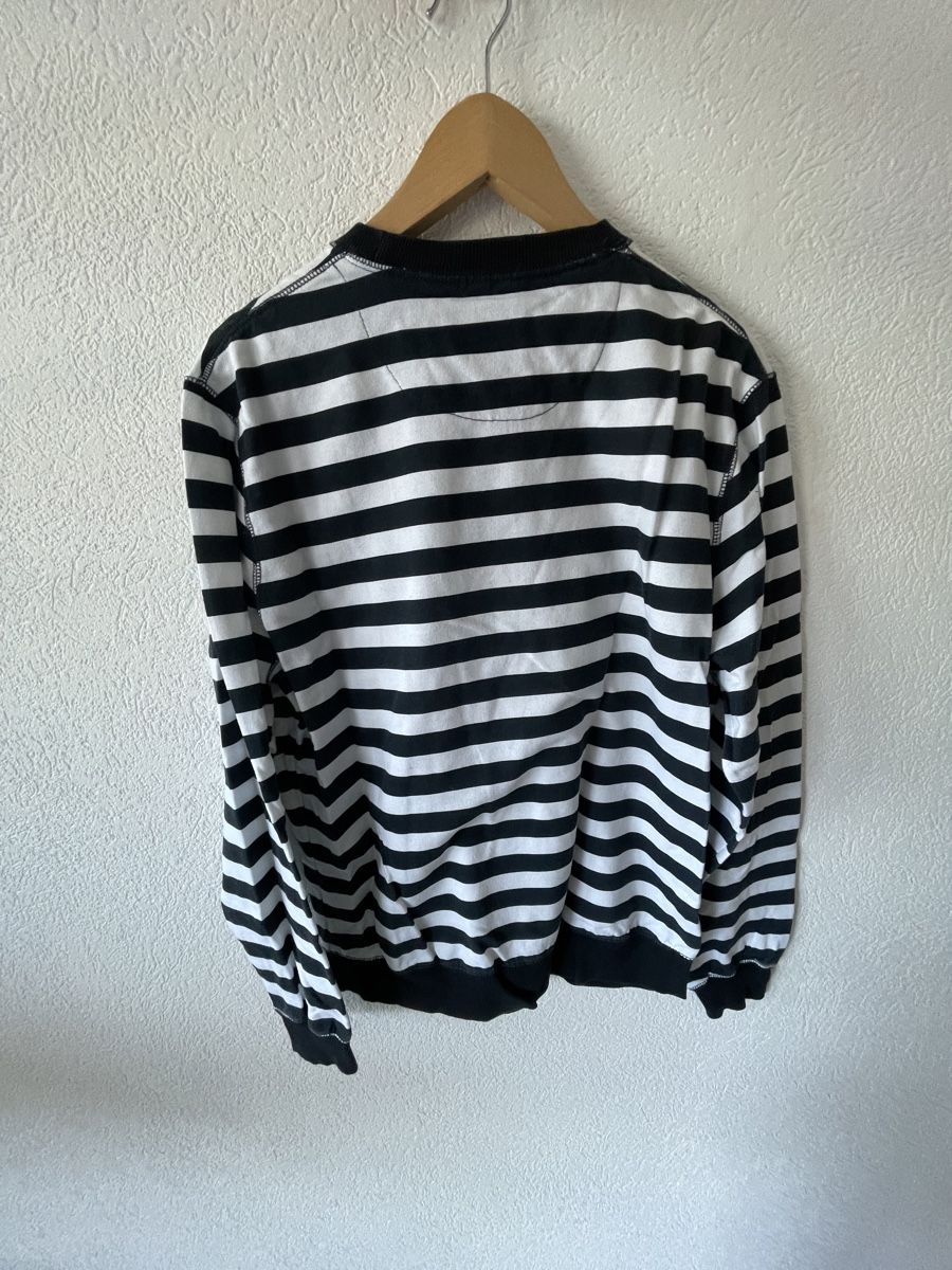T-shirt: Sweat coton US Navy à rayures, marinière taille L – Usato da Sion venduto da lbo_jpy8 1