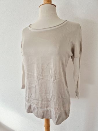 BLUSE TUNIKA SEIDE SILK SOIE BRAEZ XS 34 SHIRT,  TOP ZU ROCK