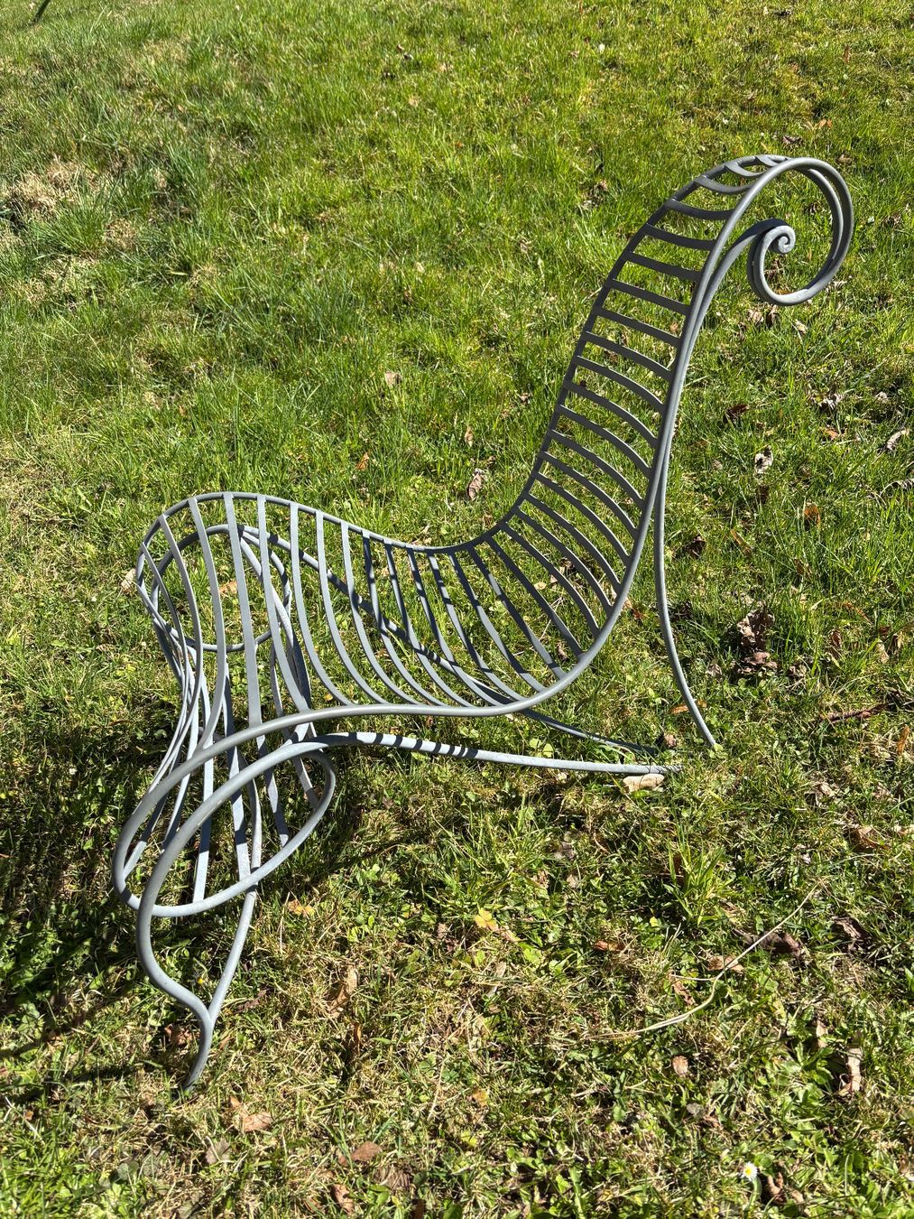 Sessel: Postmoderner Sessel Spine André Dubreuil Designersessel 1986 – Gebraucht aus Hinwil von DaniBachman 1