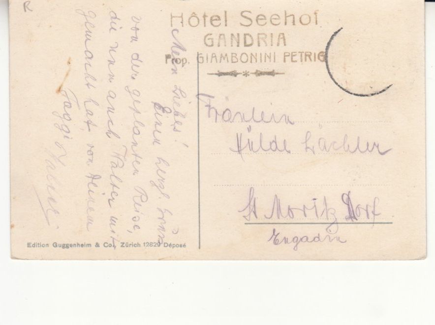 Cartoline postali: Gandria Seehof ca. 1915 – Usato da Bürglen TG venduto da StampGraf 1
