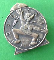 Basler Fasnachtsplakette Silber 1958