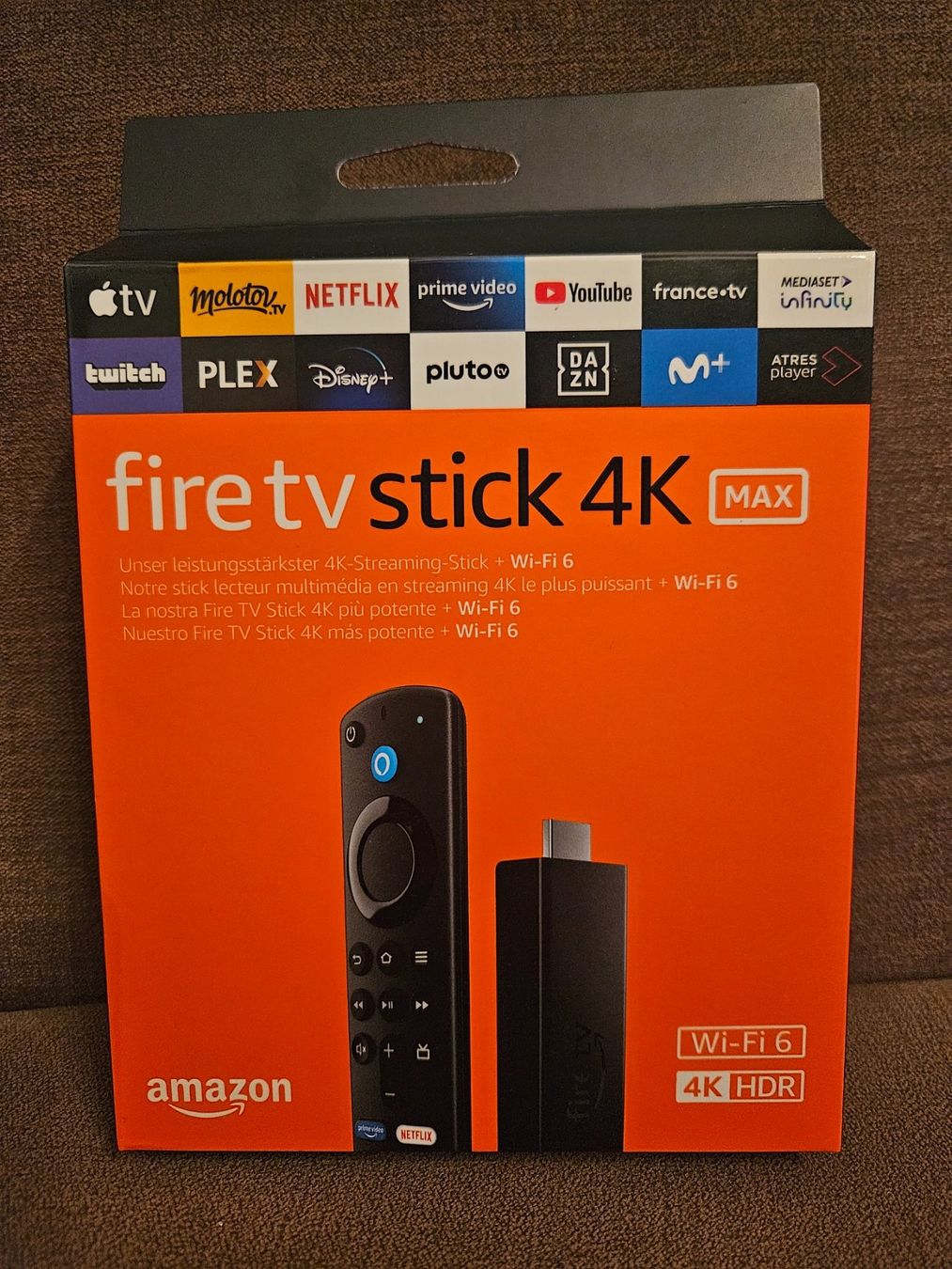 Amazon Fire TV Stick 4K Max – Wi-Fi 6 – 4K HDR (Gebraucht) in Meyrin ...