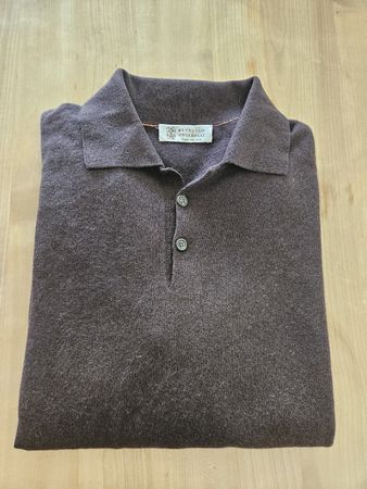 Pullover Brunello Cucinelli 100% Kaschmir Männer Größe M 