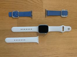 Apple Watch Series 8 GPS, 41 mm Aluminiumgehäuse Silber