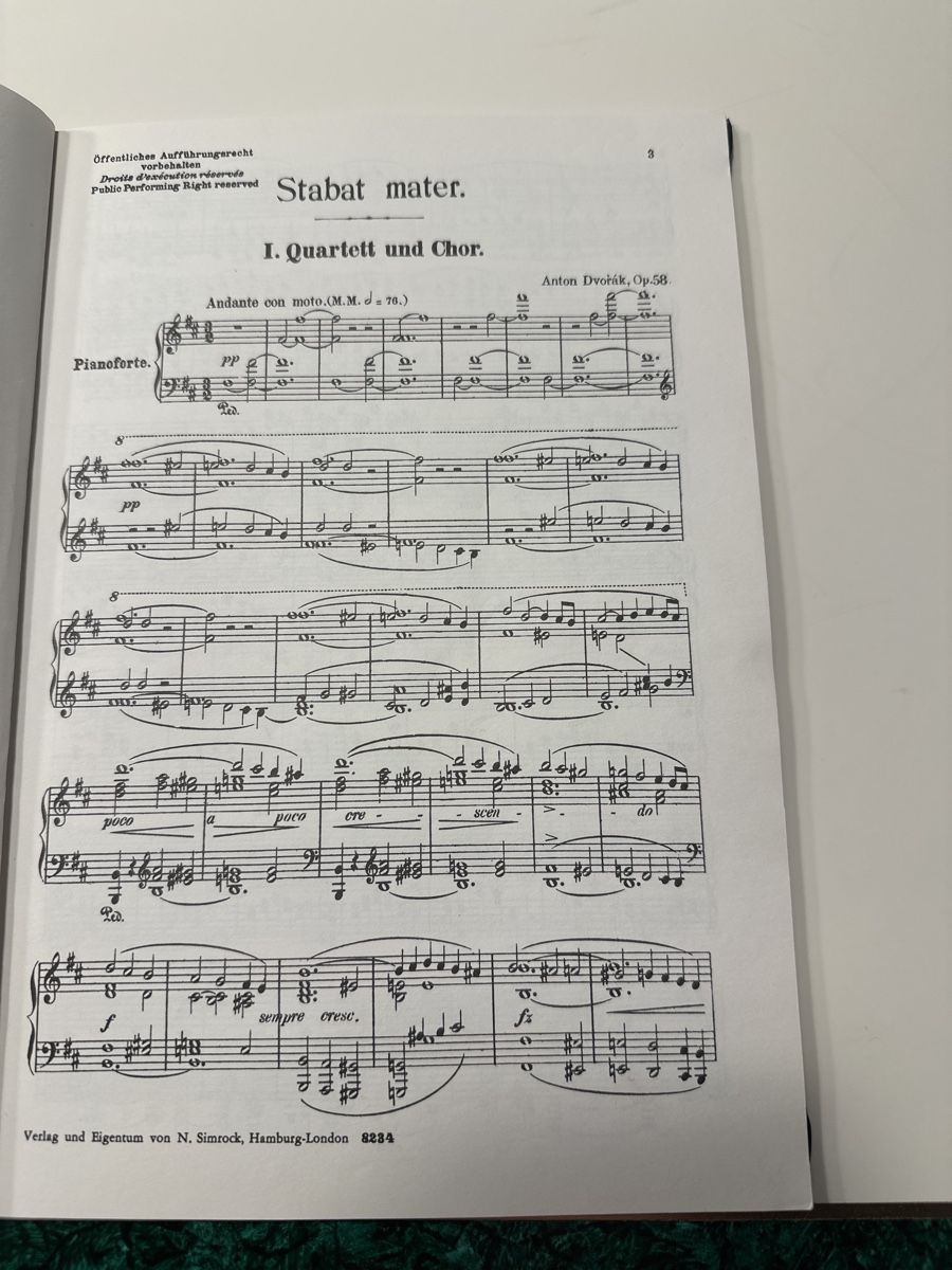 Libri: Dvorak: Stabat Mater - Elite Edition 1056 – Usato da Wald ZH venduto da Martin79 1