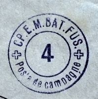 FP-Ausschnitt 2.WK, Stab Füsilier Bat 4, Inf