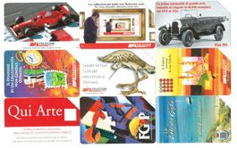 9 Telefonkarten Italien, kleine Auflagen