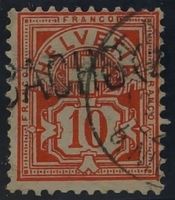 CH - Ziffermuster - Zst. Nr. 61B - Stabstempel Sachseln OW