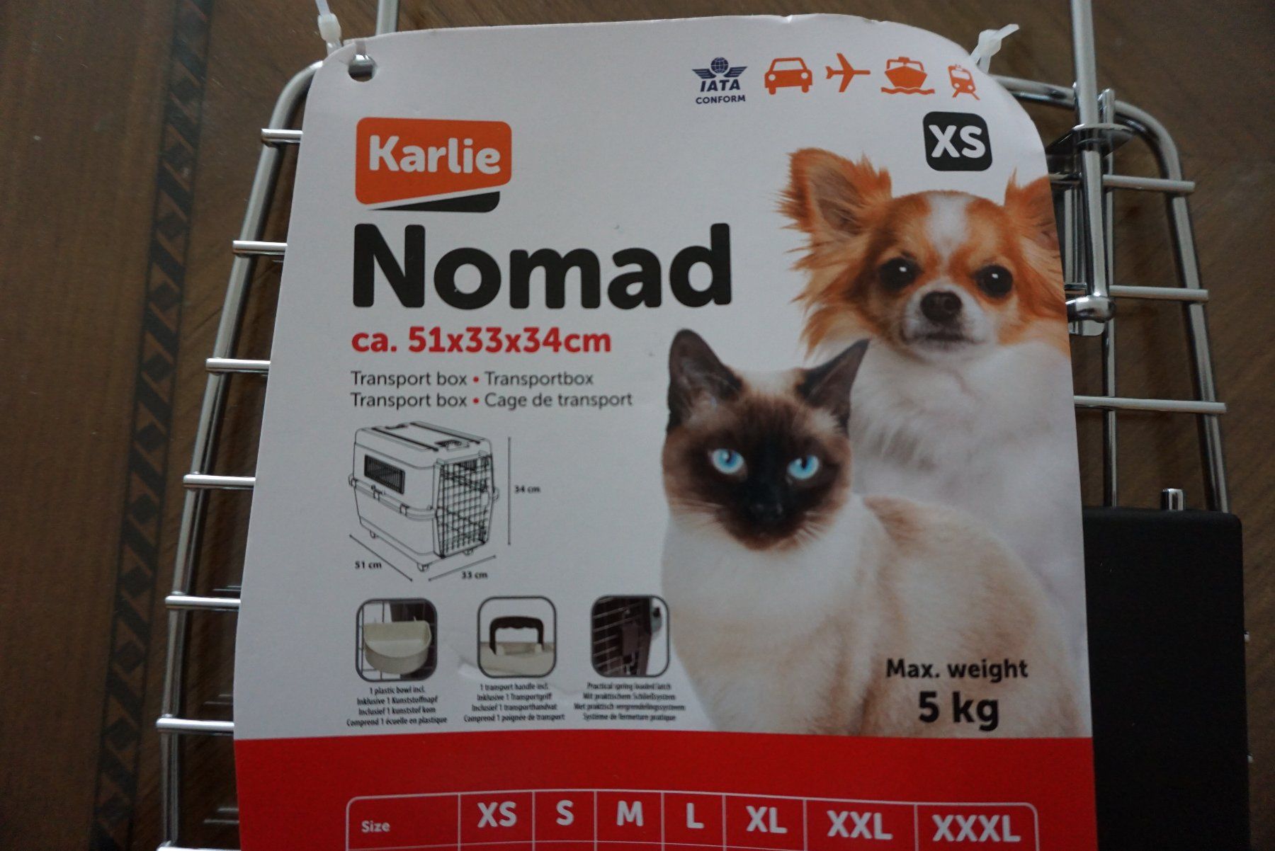 Gabbie, trasporto & Sicurezza: Hunde-Katzen-Box – Nuovo (secondo la descrizione) da Hochdorf venduto da Aguadulce 2