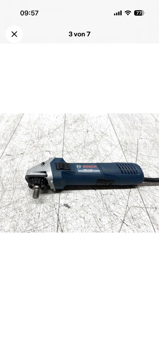 Tutte le macchine: Winkelschleifer BOSCH Professional GWS 7-125 – Usato da Nottwil venduto da marcowu79 2