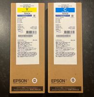 Original Epson Patronen - T01C2 cyan & T01C4 gelb