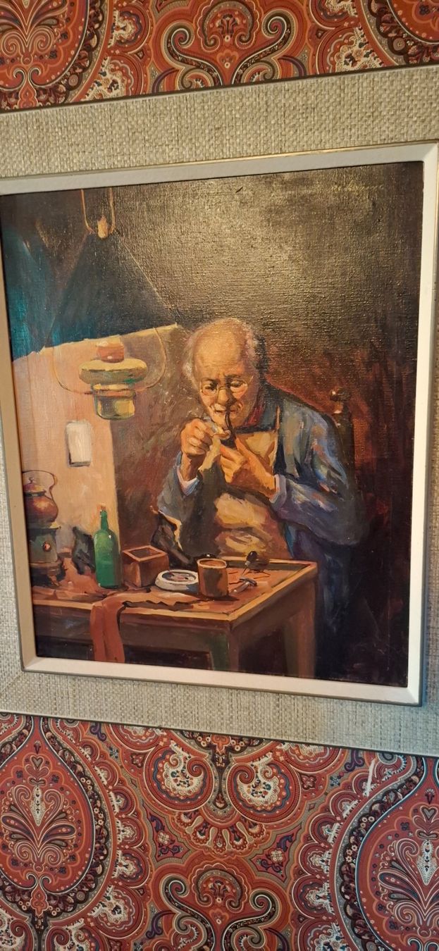 Gemälde: peinture à l'huile – Gebraucht aus Champagne von Lamar0 1