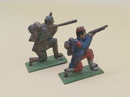 Antike PENNY TOY Blechspielzeug SOLDATEN um 1915 MILITÄR