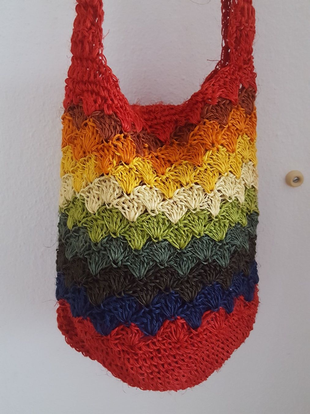 Taschen für Damen: Regenbogen Tasche aus Naturfasern – Neu (gemäss Beschreibung) aus Greifensee von Foxglove 2