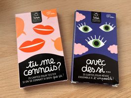 Lot de 2 jeux de cartes "Moments Complices"