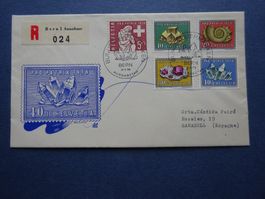 1958 Pro Patria FDC sehr seltene Illustration