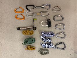 Kletter- & Hochtourenausrüstung – diverses Material im Set