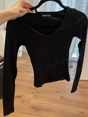 Langarmshirt FB Sister Schwarz Groesse XXS