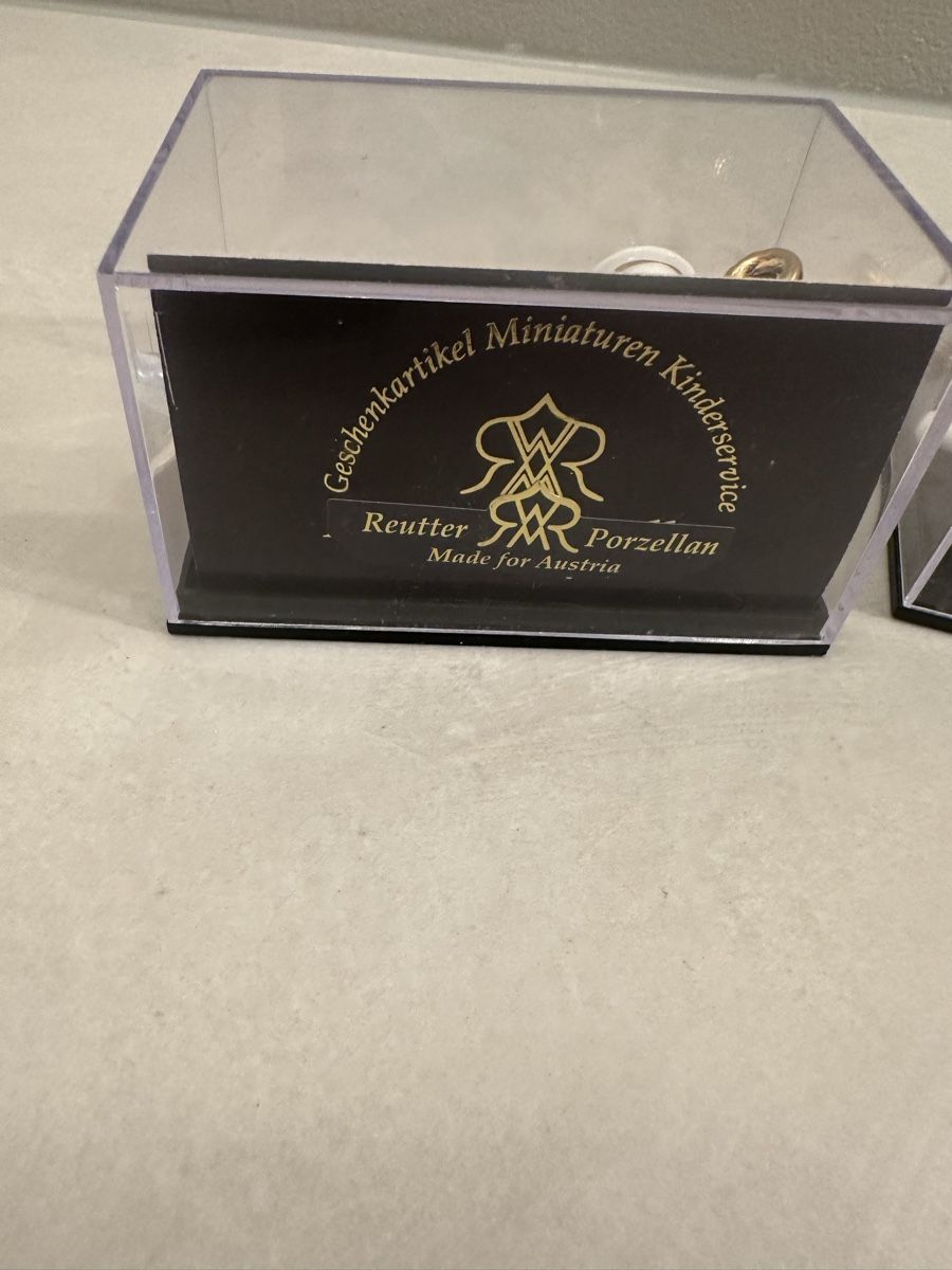 Tutte le decorazioni: Reutter Porzellan Miniaturen 3 Sets – Nuovo e nell'imballaggio originale da Nebikon venduto da Vanessa2003 6