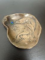 Antike Jugendstil Schale mit Seeschlangen Ornament
