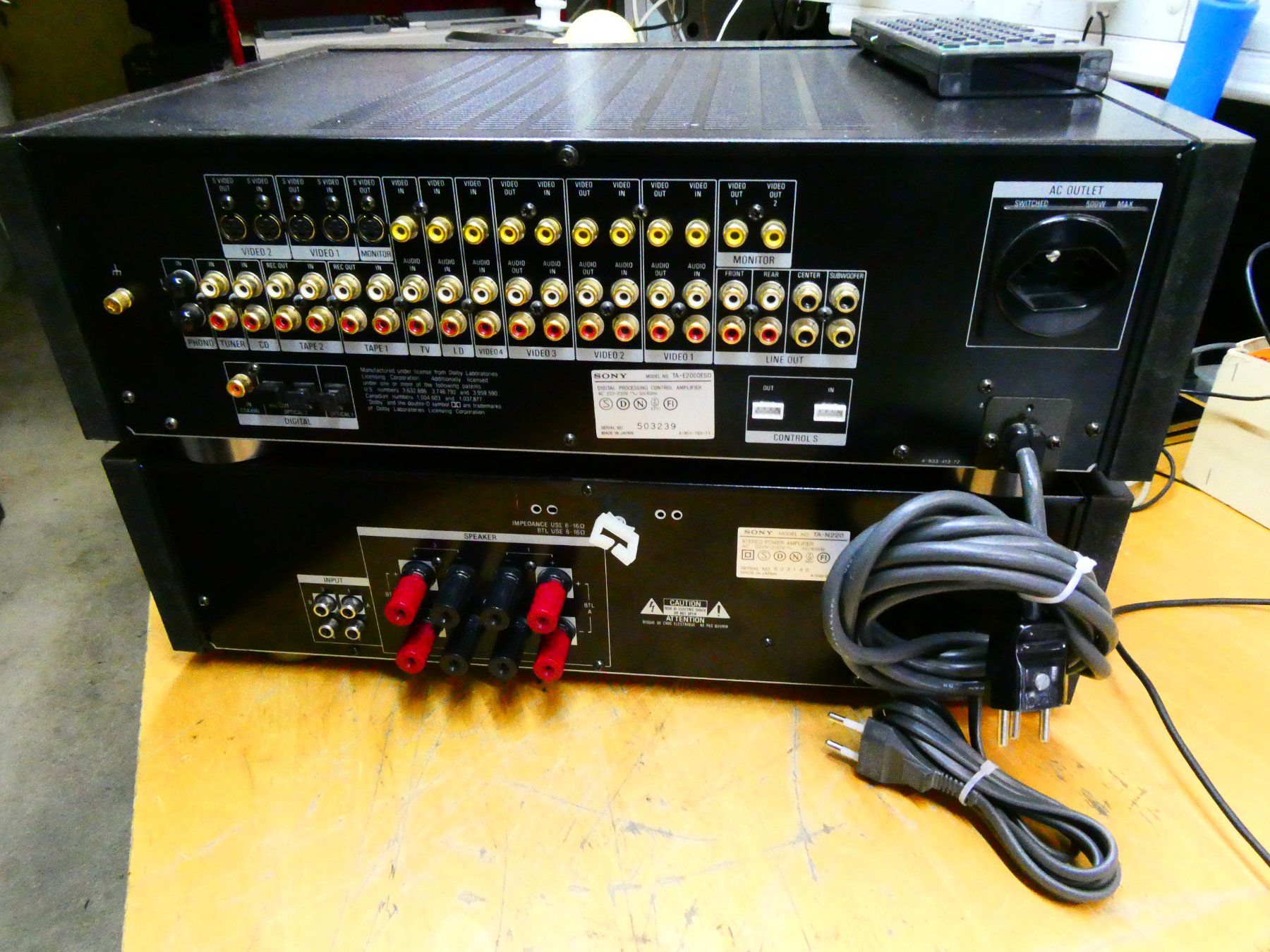 Sony Amplificatori: Sony E2000ESD & N220 Vintage - Ensemble Hi-Fi – Usato da Etagnières venduto da emmaus.electro 4
