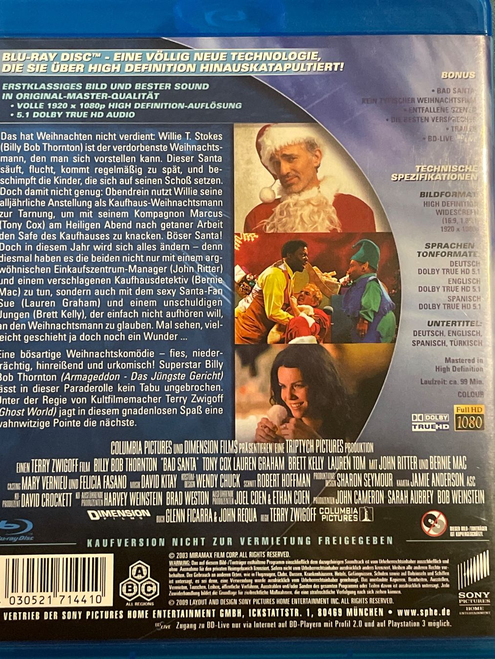 Tutti i DVDs: Bad Santa  (2003)   Selten ! – Nuovo (secondo la descrizione) da Waldenburg venduto da Gonzo8 1