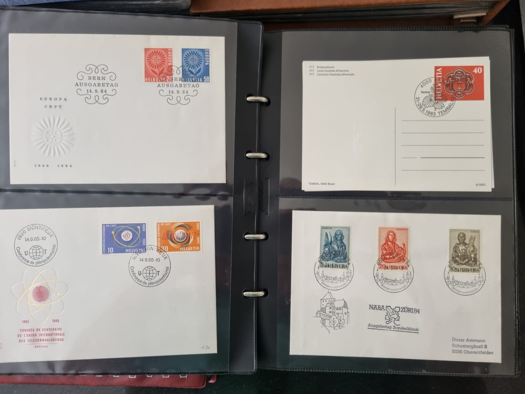 Tutti i francobolli: 12 Alben mit ca. 800 CH Briefe/FDC – Usato da Gümligen venduto da Geniusbuy 1