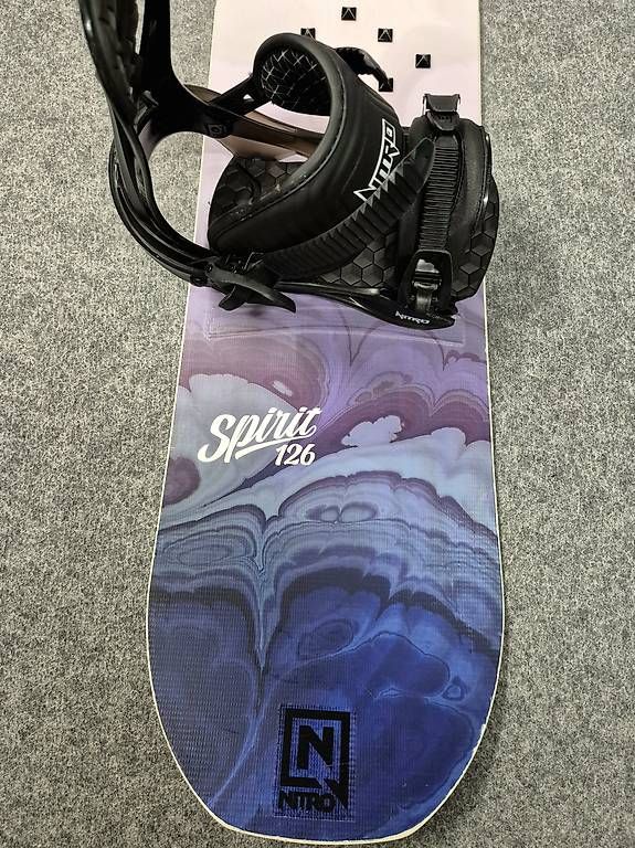Boards: Nitro Spirit 126 Snowboard mit Nitro Bindung – Gebraucht aus Niedergösgen von Shot 3