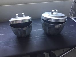Moule à cake en métal avec couvercle lot de 2 pièces