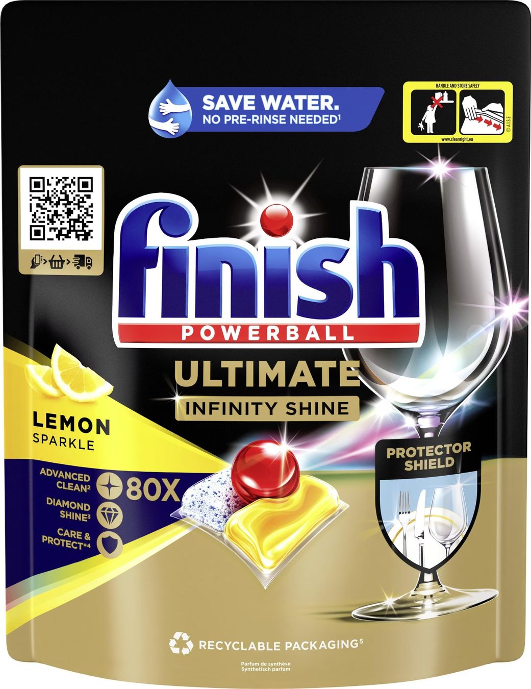 Finish Pflegeprodukte: Finish Ultimate Infinity Shine Citrus (80 Tabs) – Neu und originalverpackt aus Sennhof - Winterthur von sidesurfer