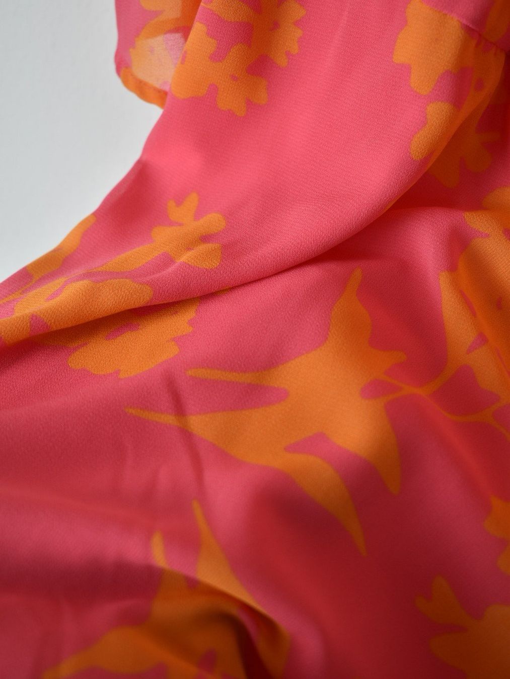 Comma Vestiti: Comma Chiffon Kleid, Gr.40, rosa/orange – Usato da Nürensdorf venduto da 2ND_STORY 8