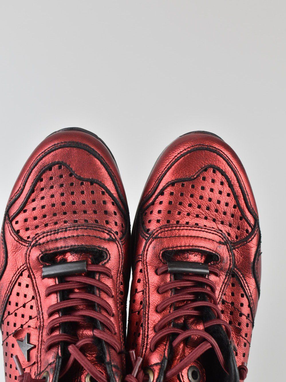 Walder Chaussures femmes: 1874 Walder Sneaker, Gr.40, rot metallic – D'occasion à Nürensdorf par 2ND_STORY 5