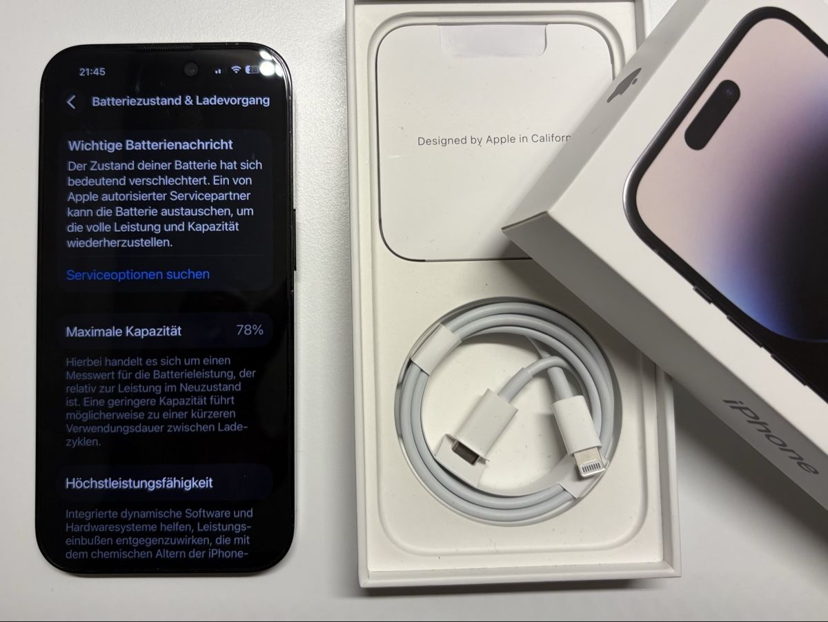 Apple Telefoni cellulari / Smartphones: Apple iPhone 14 Pro schwarz – Usato da Ried b. Kerzers venduto da role73 3