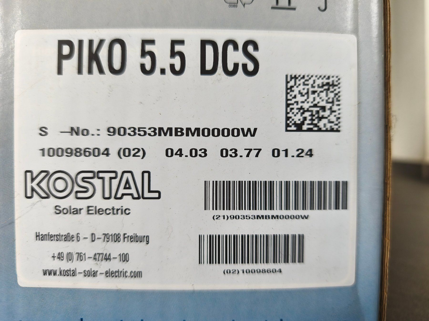 Kostal Inverter: Wechselrichter Kostal Piko 5.5 DCS – Nuovo e nell'imballaggio originale da Jegenstorf venduto da Juchlistock 9
