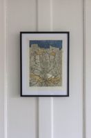 Orig. Farbholzschnitt  auf Japanpapier von Willi Waber, sign