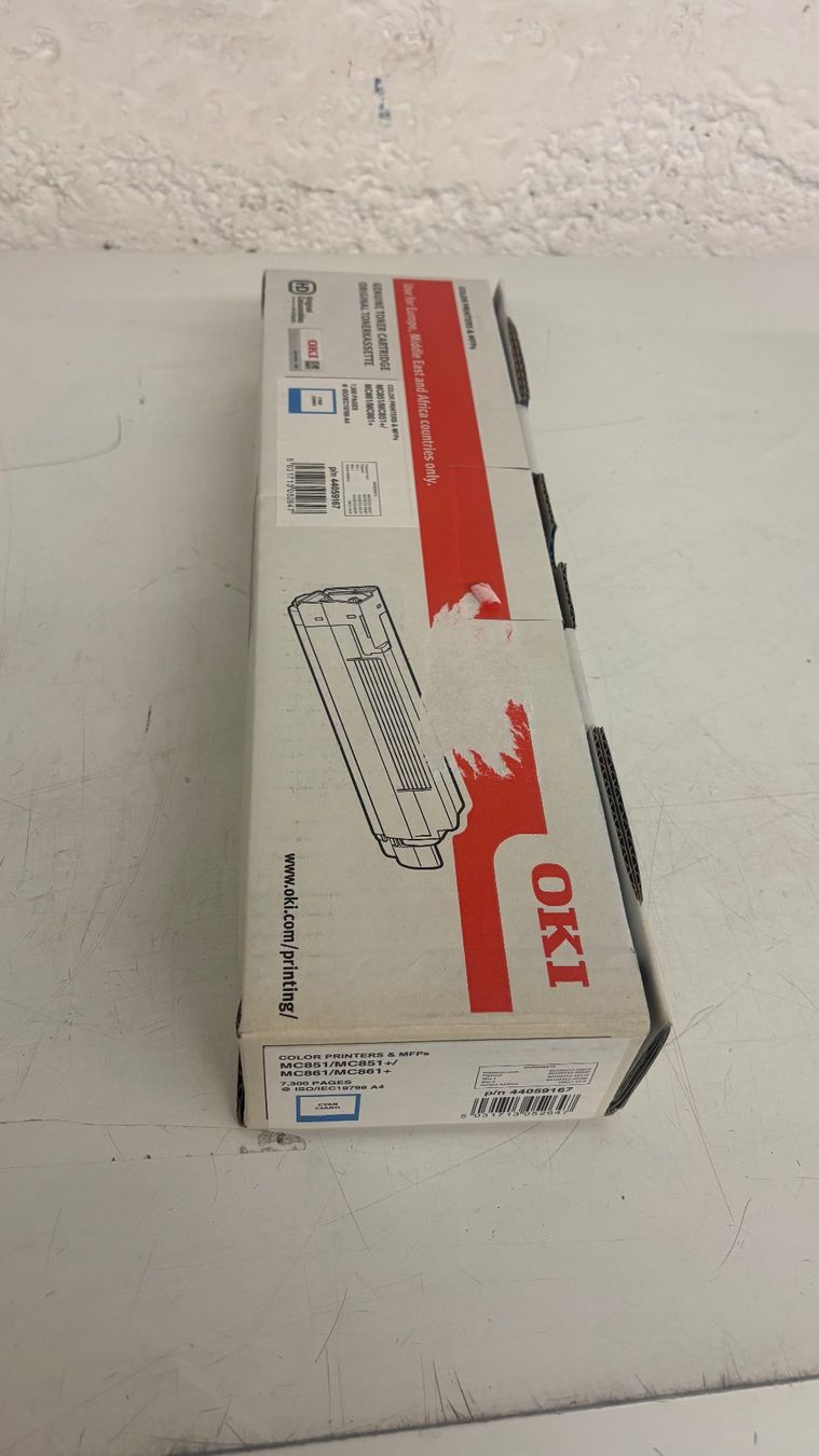 Oki Cartucce per stampanti & toner: OKI Toner CYAN MC851/MC861 neu – Nuovo e nell'imballaggio originale da Berg am Irchel venduto da Sputnik8 1