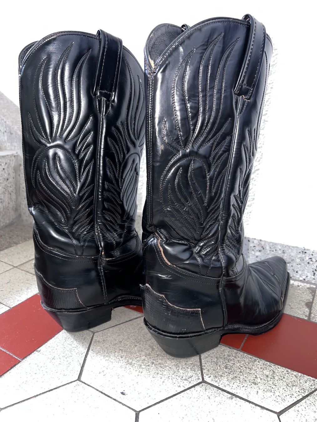 Scarpe da donna: Lederstiefel Gr.37 "Cowboystyle" – Usato da Zürich venduto da Mailfree 2