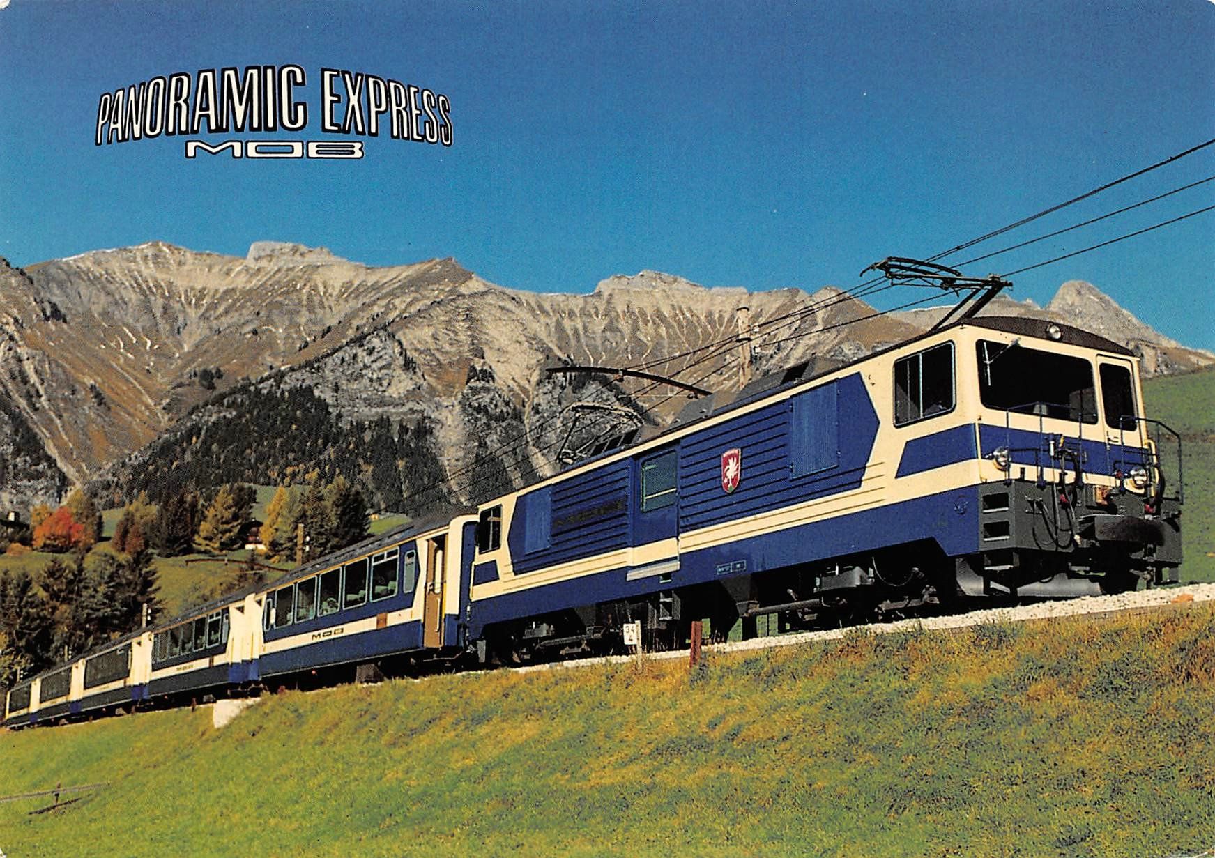 Cartoline postali: Montreux Oberland Bahn – Usato da Ottikon b.Kemptth. venduto da Neptun1974
