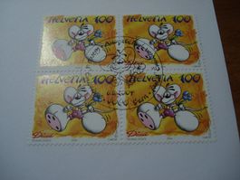 Diddl 2004, FDC Satz + 4erblock