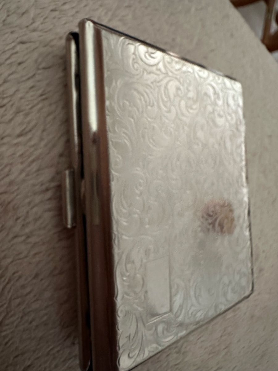Sonstige Tabakwaren: Metall Zigaretten Etui – Gebraucht aus Herbriggen von Sehrazade 1