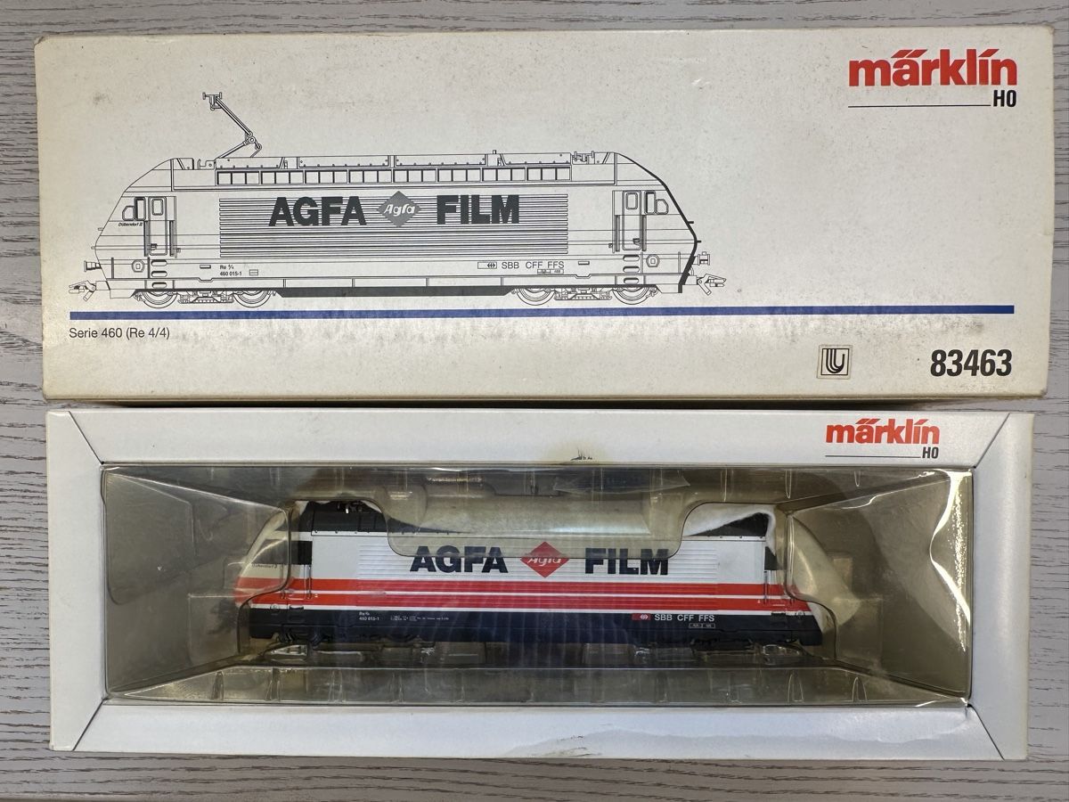 Märklin Trains électriques: Märklin 83463 SBB Re 460 Agfa digital – D'occasion à Lupsingen par New-Haven 6