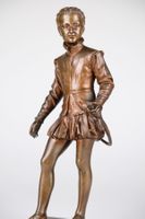 Bronze Skulptur Henri IV König Frankreich nach Bosio -19. Jh