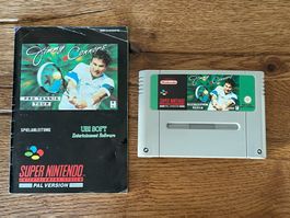 Snes Modul mit Anleitung - Jimmy Connors Pro Tennis Tour